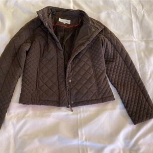 Calvin Klein Quilted Dark Brown Puffer Jacket